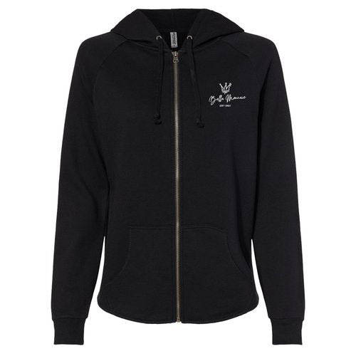 Bella Monnaie "California Girl Full Zip Hoodie"